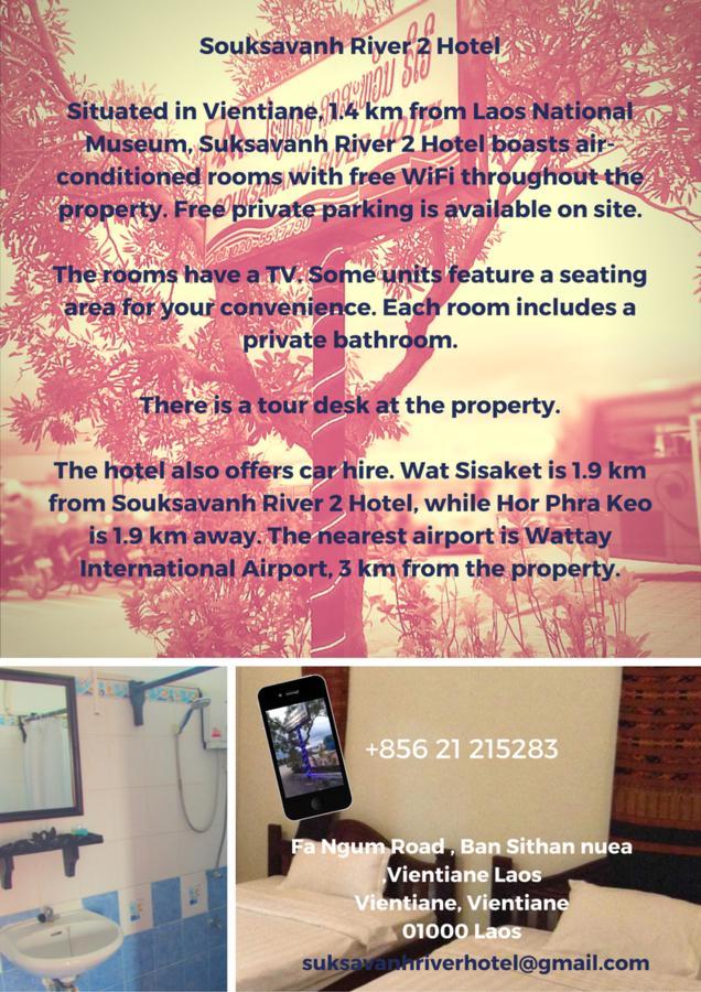 Suksavanh River 2 Hotel Ban Nongdouang Eksteriør billede